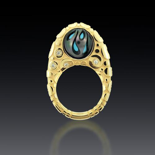 Galatea Pearl Dome Ring