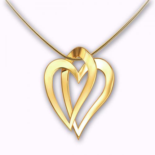 Two Of One Heart Pendant