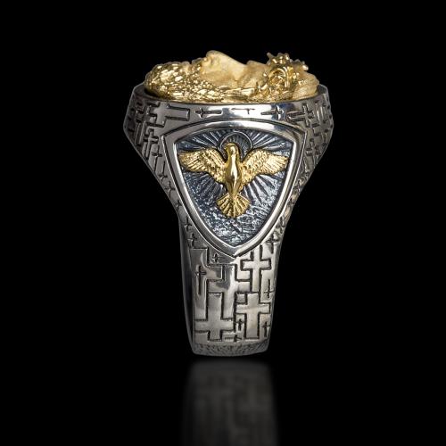 Capitan "The Face of Jesus" Ring