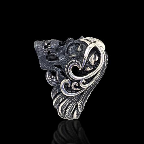 Capitan "Mortality Skull" Ring