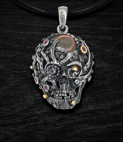 Water Skull  Pendant 
