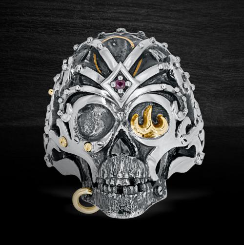 Skull "Fire" Ring