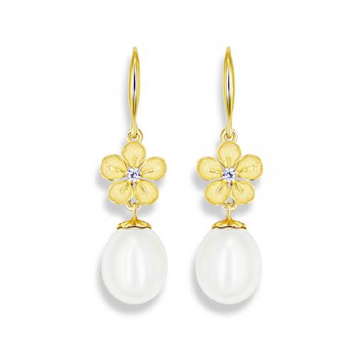 Golden Apricot Earring